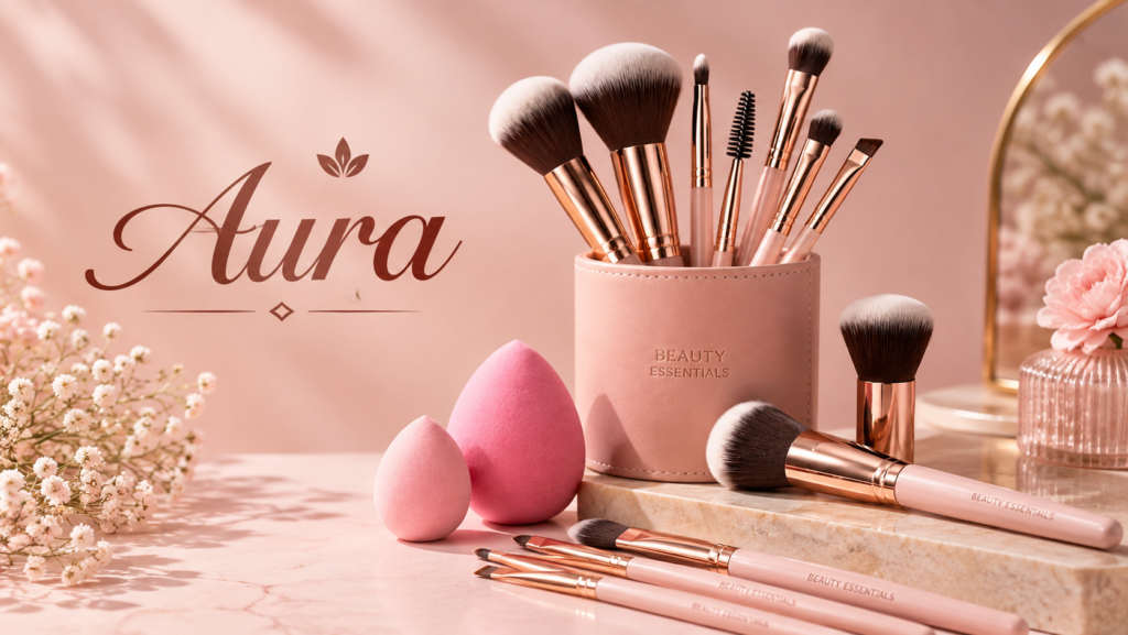 Aura Cosmetics beauty Brush collection